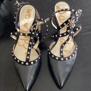 Sam Edelman Strappy Black Heels